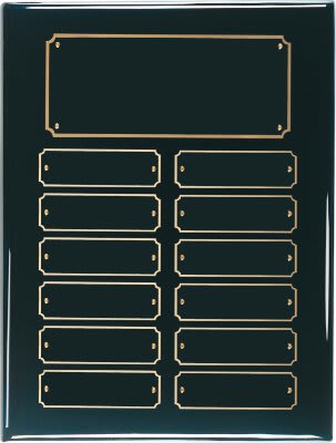 Black Piano Finish Perpetual Plaque