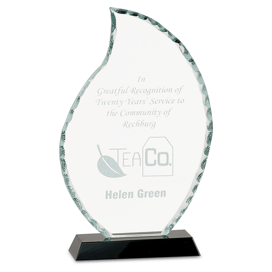 Flame Facet Glass Award