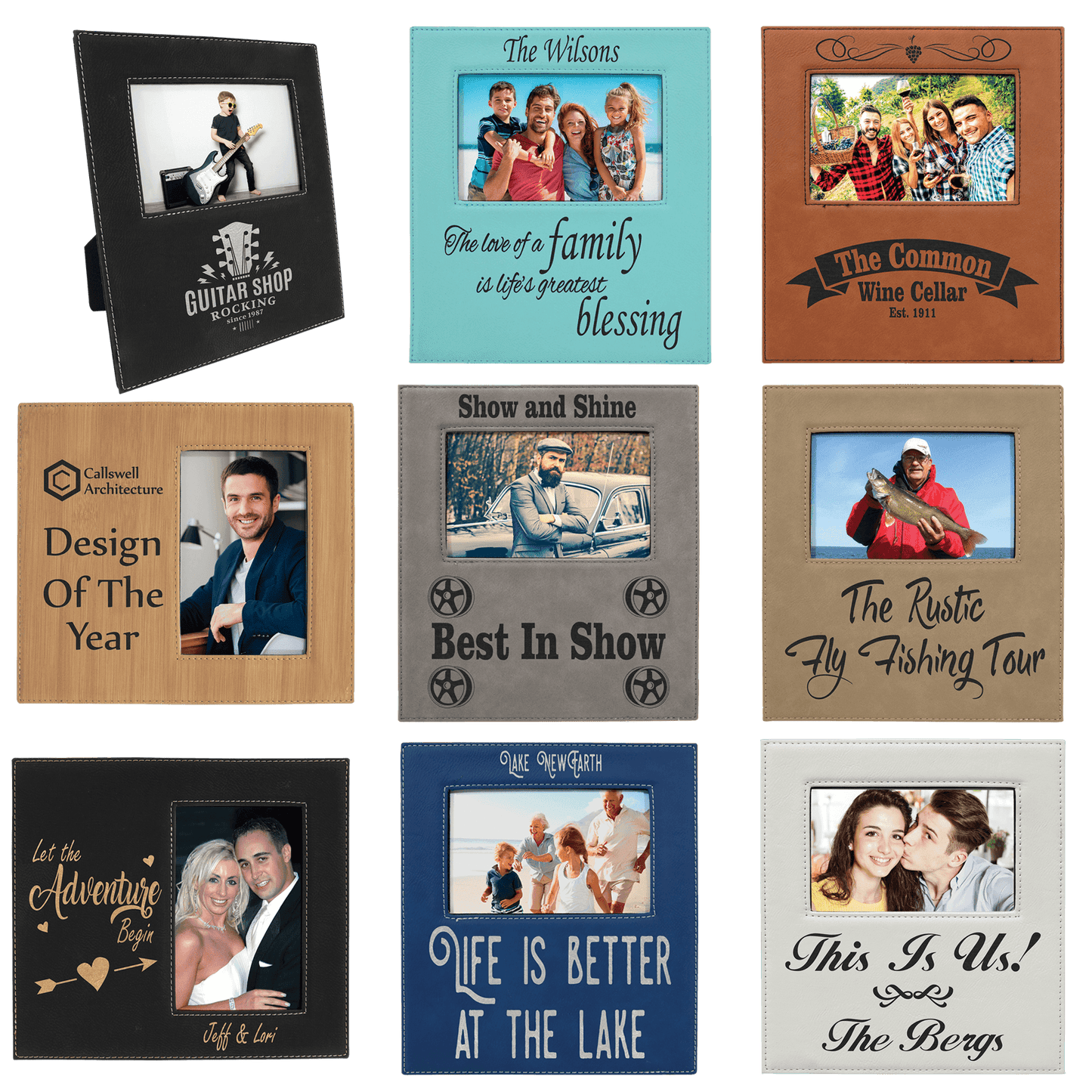 Leatherette Photo Frame