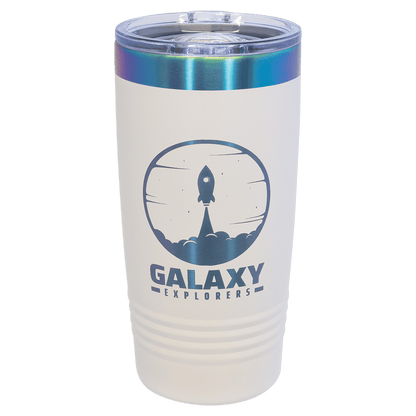 20 oz. White/Prism Tumbler