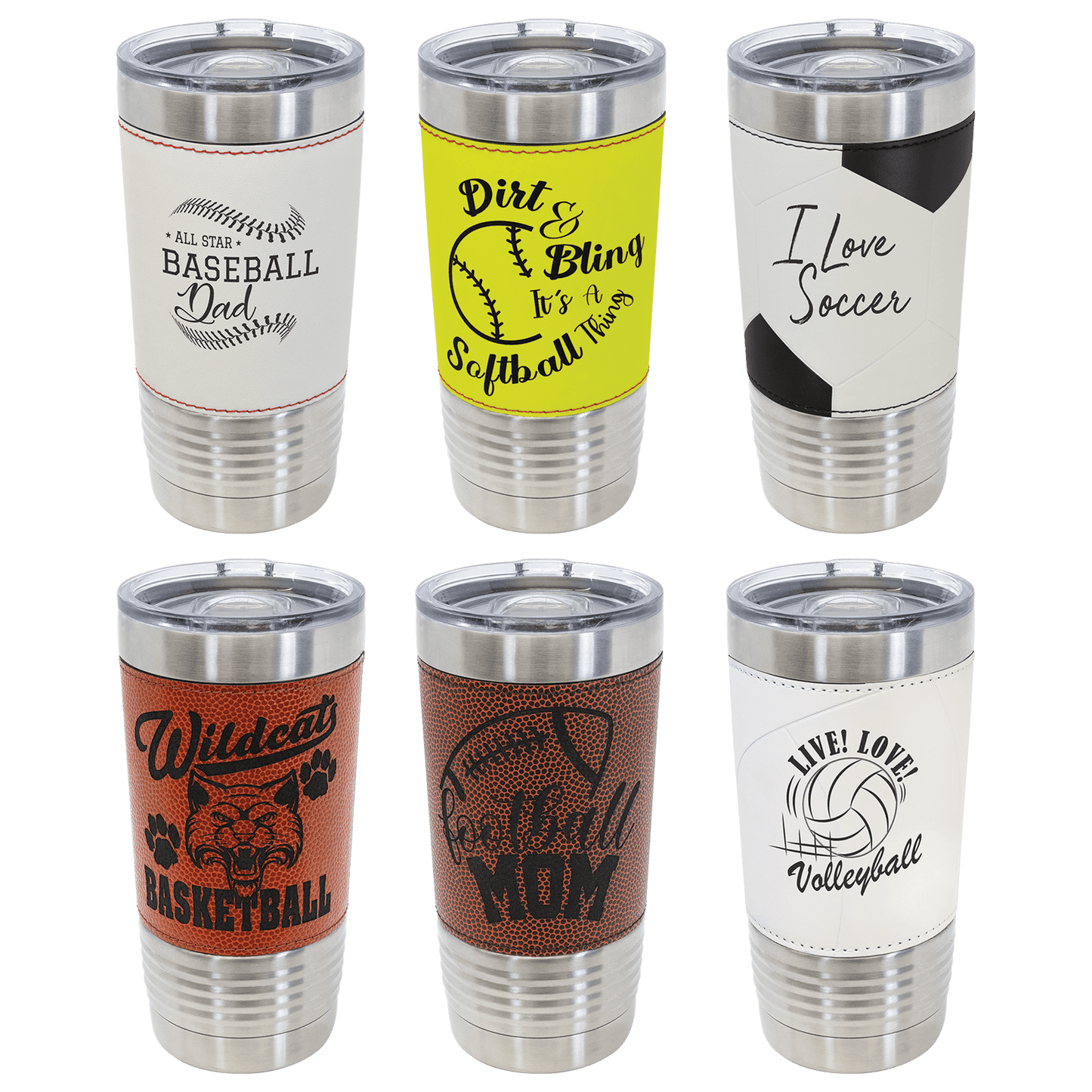 20oz Sport Leatherette Tumbler