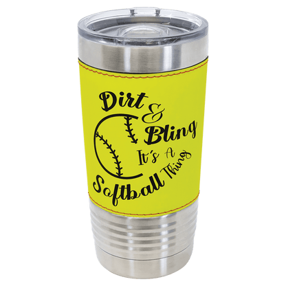 20oz Sport Leatherette Tumbler